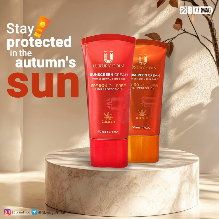 کرم ضد آفتاب spf 30 لاکچری کوین ۵۰ میل
