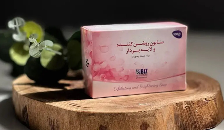 صابون دکتر بیز روشن کننده ولایه بردار یک عددی