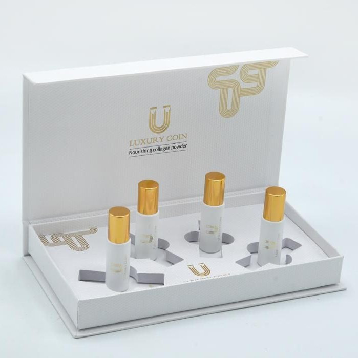 پودر کلاژن لاکچری کوین مدل Nourishing Collagen Powder بسته 4 عددی