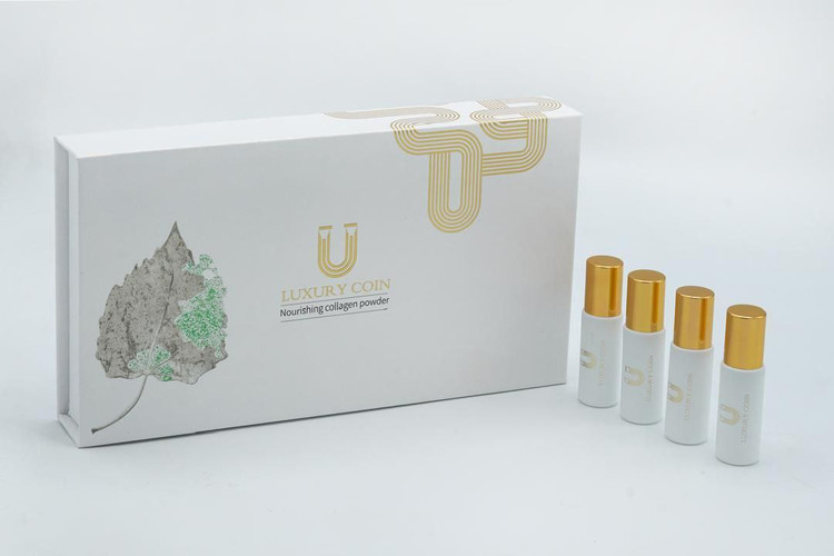پودر کلاژن لاکچری کوین مدل Nourishing Collagen Powder بسته 4 عددی
